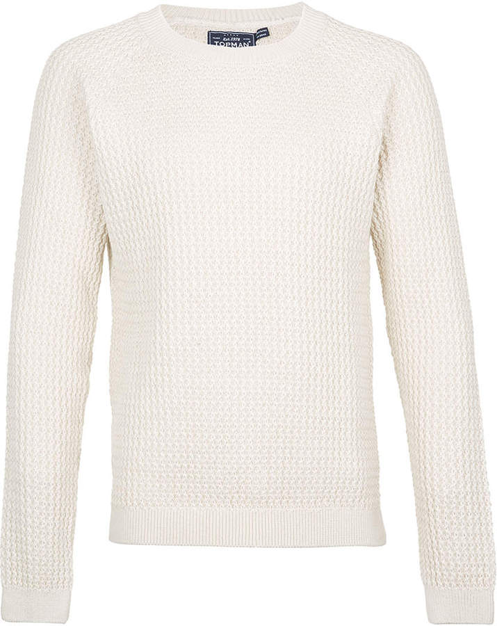Topman White V Stitch Sweater | Where to buy & how to wear