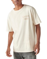Lucky Brand 1990 Oversize Cotton T Shirt