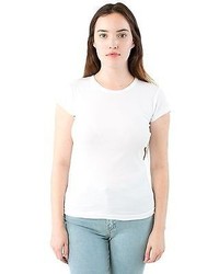 American Apparel 4305 Baby Rib Basic Short Sleeve T Shirt