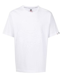 AAPE BY A BATHING APE Aape By A Bathing Ape Logo Debossed Cotton T Shirt