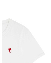Ami Paris Ami De Coeur Embroidery T Shirt