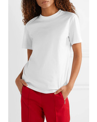 Prada Appliqud Cotton Jersey T Shirt