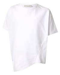 Bottega Veneta Asymmetric Hem Short Sleeved T Shirt