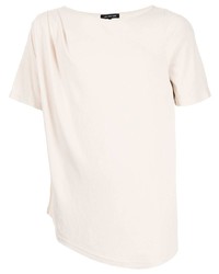 Lisa Von Tang Asymmetric Short Sleeve T Shirt