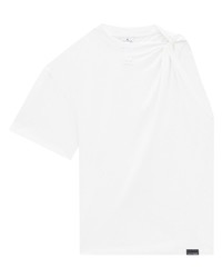 Courrèges Asymmetric Twist Jersey T Shirt