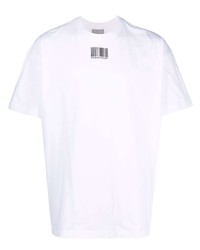 VTMNTS Bar Code Print T Shirt