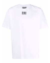 VTMNTS Barcode Print T Shirt