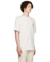 Nike Beige Cotton T Shirt