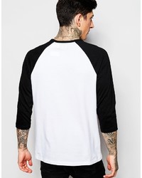 Asos Brand 34 Sleeve T Shirt With Contrast Raglan 2 Pack Save 20%