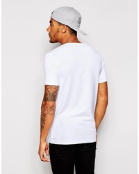 Asos Brand Fitted Fit T Shirt With Scoop Neck And Stretch
