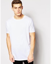 Asos Brand Longline T Shirt With Crew Neck