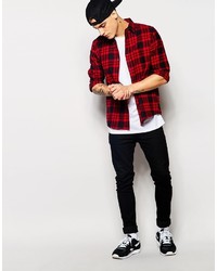 Asos Brand Longline T Shirt With Skater Fit