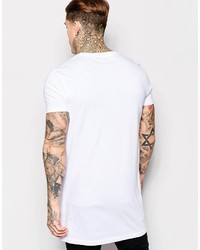 Asos Brand Super Longline T Shirt With Skater Fit