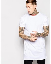 Asos Brand Super Longline T Shirt With Skater Fit