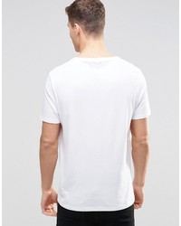 Asos Brand T Shirt With Crew Neck In White