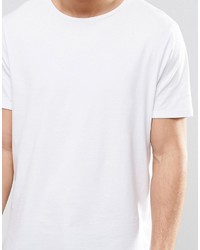 Asos Brand T Shirt With Crew Neck In White
