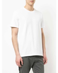 Thom Browne Center Back Stripe Relaxed Fit Short Sleeve Pique Tee