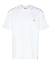 Carhartt WIP Chase Logo Embroidered T Shirt
