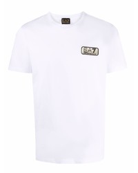 Ea7 Emporio Armani Chest Logo Patch T Shirt