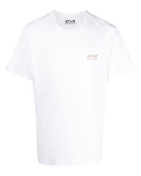 Golden Goose Chest Logo Print Detail T Shirt