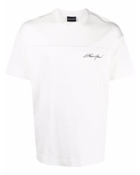 Ea7 Emporio Armani Chest Logo Print T Shirt