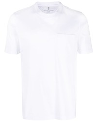 Brunello Cucinelli Chest Pocket Cotton T Shirt