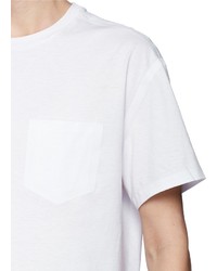 Nobrand Chest Pocket Welded Cotton T Shirt