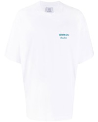 Vetements Click Here Logo Print T Shirt