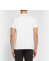 Calvin Klein Collection Genta Cotton Blend Jersey T Shirt