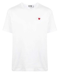 Comme Des Garcons Play Comme Des Garons Play Embroidered Logo T Shirt