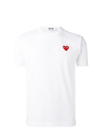 Comme Des Garcons Play Comme Des Garons Play Heart Logo Patch T Shirt