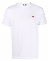 Comme Des Garcons Play Comme Des Garons Play Micro Heart Round Neck T Shirt