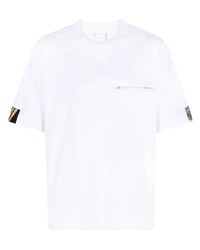 Sacai Contrast Trim Cotton T Shirt