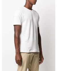 Eleventy Contrast Trimmed Cotton T Shirt