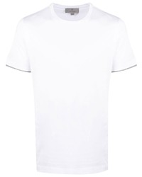 Canali Contrasting Cotton T Shirt