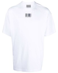VTMNTS Cotton Barcode Print T Shirt