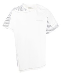 Feng Chen Wang Cotton Contrast Panel T Shirt