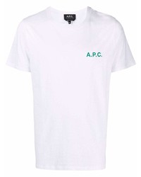 A.P.C. Cotton Logo T Shirt