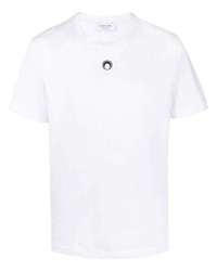 Marine Serre Crescent Moon Embroidery T Shirt