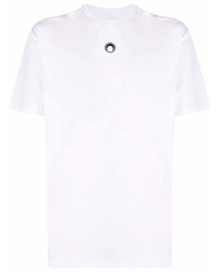 Marine Serre Crescent Moon Logo Print T Shirt