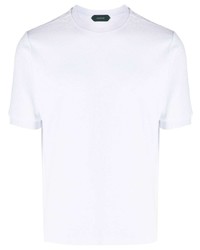 Zanone Crew Neck Cotton T Shirt