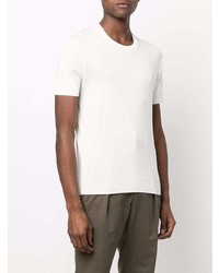Tom Ford Crew Neck Lyocell Cotton T Shirt