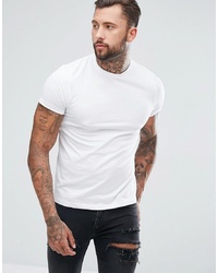 ASOS DESIGN Crew Neck T Shirt In Organic Cotton In White