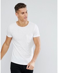 Tom Tailor Crew Neck T Shirt With Raw Edge