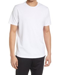 LIVE LIVE Crewneck Pima Cotton T Shirt In Whiteout At Nordstrom