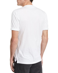 Brunello Cucinelli Crewneck Short Sleeve T Shirt White