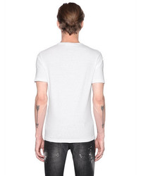 DSQUARED2 D2 Military Glam Cotton Jersey T Shirt