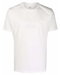 C.P. Company Debossed Logo Cotton T Shirt