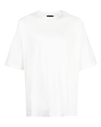 Giorgio Armani Debossed Logo Cotton T Shirt