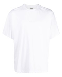 Sandro Debossed Logo Cotton T Shirt
